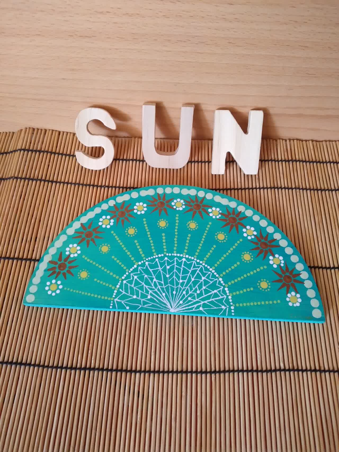 Talisman "Sun" côté floral